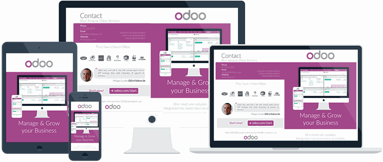 Odoo • Image and Text